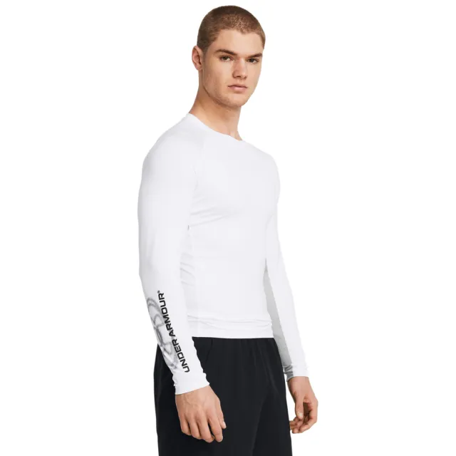 【UNDER ARMOUR】UA 男 MFO HG Vent 長袖T-Shirt_1383330-100(白色)