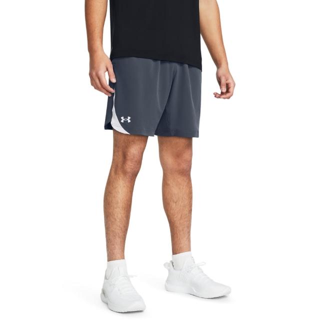 【UNDER ARMOUR】UA 男 Elevated Woven運動短褲_1362289-044(灰色)