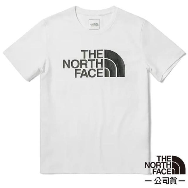 【The North Face】女 柔軟透氣純棉短袖圓領T恤_亞洲版型/休閒衫.運動上衣(7WCH-FN4 白 N)