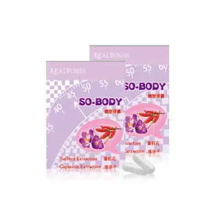 【Realwoman 美妍世家】SO-BODY纖塑膠囊x2盒(30顆/盒)