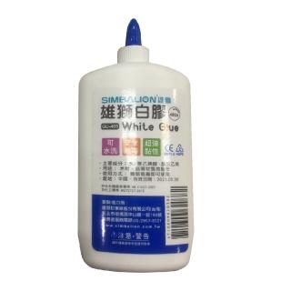 【SIMBALION 雄獅文具】480g 特大白膠 GU-403-6入 開學文具