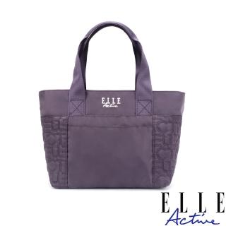 【ELLE active】繁花世界系列-手提包/手提袋-紫色