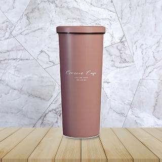 GREEN CUP芊杯內外316不鏽鋼真空吸管杯-800ml-1支(吸管杯)
