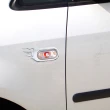 【IDFR】VW 福斯 CADDY 2004-2015 鍍鉻銀 側燈框 火焰造型 方向燈框飾貼(CADDY 車身改裝)