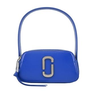 【MARC JACOBS 馬克賈伯】THE SLINGSHOT防刮拉鍊手提/肩背兩用包(鈷藍)