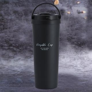 瑞齊士 316不鏽鋼手提環保保溫杯-800ml X1支+送繽紛玻璃杯-450ml X1支(保溫杯)