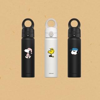 【RHINOSHIELD 犀牛盾】AquaStand磁吸水壺不鏽鋼保溫杯 700ml MagSafe相容手機支架水壺(Snoopy系列)