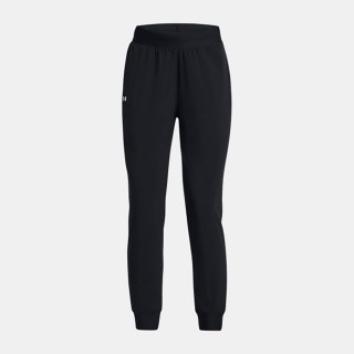 【UNDER ARMOUR】UA 女 ArmourSport Woven 長褲 黑(1382727-001)