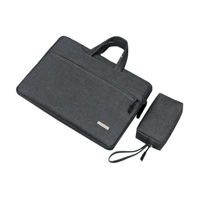 【OMG】Macbook 13.3吋 手提大容量筆電包(附電源包/行李箱拉桿帶設計)
