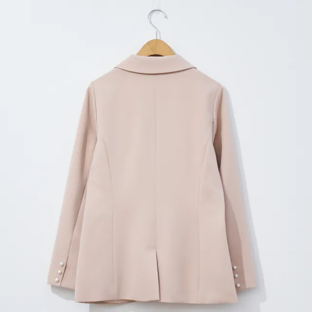 【H2O】韓版修身西裝外套(#4673002 西裝外套 卡其色/粉色/綠色)