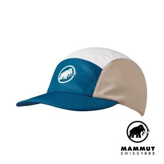 【Mammut 長毛象】Aenergy Light Cap 輕量遮陽鴨舌帽 深冰藍/白 #1191-01321