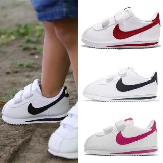 【NIKE 耐吉】童鞋 Cortez Basic SL TDV 阿甘鞋 經典 小童 魔鬼氈 親子鞋 單一價(904769-109)