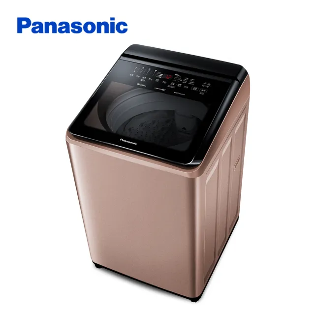 【Panasonic 國際牌】19公斤變頻直立式洗衣機-玫瑰金(NA-V190NM-PN)