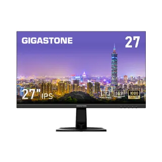 【GIGASTONE 立達】LM-27FF2 27型 IPS 極窄邊框電腦螢幕(護眼/HDMI/1080P/內建喇叭/低藍光/零閃屏)