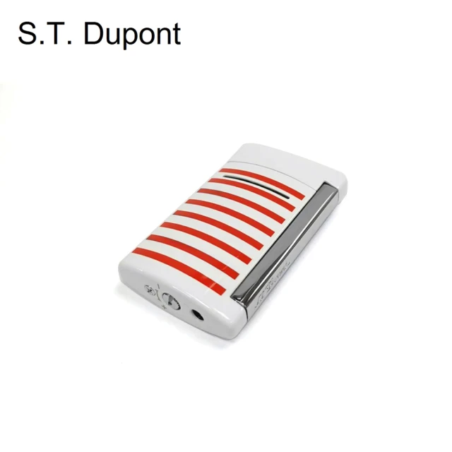 S.T.Dupont 都彭S.T.Dupont 都彭 MINIJET系列白底紅色條紋打火機(10108)
