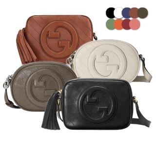 【GUCCI 古馳】新款BLONDIE系列方形/橢圓款肩背斜背相機包(多色)