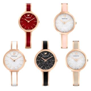 【SWAROVSKI 施華洛世奇】手環式時尚腕錶-32mm 端午 送禮 自用(Crystalline Delight系列)