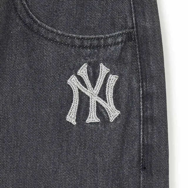 【MLB】女版丹寧牛仔褲 紐約洋基隊(3FDPB0341-50BKS)