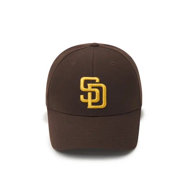 【MLB】可調式硬頂棒球帽 聖地牙哥教士隊(3ACP0802N-13BRD)