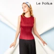 【Le Polka】率性壓褶背心/2色-女