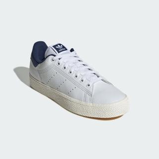 【adidas 愛迪達】STAN SMITH CS 白藍 休閒鞋 男 運動(IG1296)