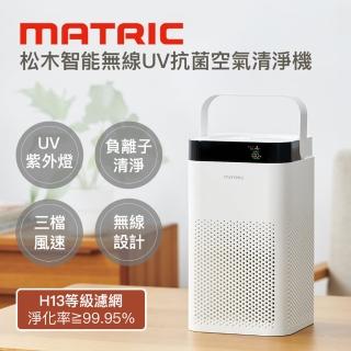 【MATRIC 松木】智慧無線UV抗菌空氣清淨機MG-AP5101(日本品牌)