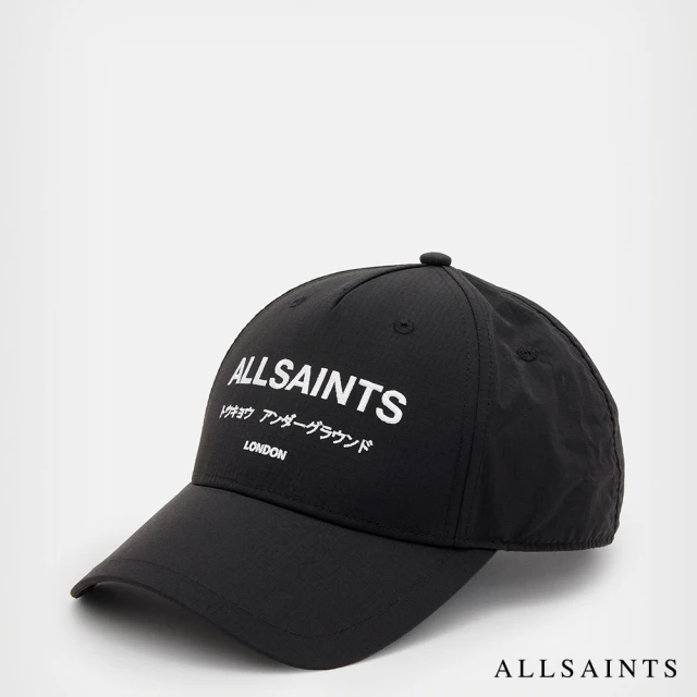 【ALLSAINTS】UNDERGROUND 尼龍LOGO棒球帽 M218XB