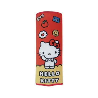 【HELLO KITTY】CT安全帶護套枕 單入 KT可愛物語 PKTD018R-02(車麗屋)