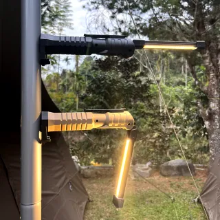 【LIFECODE】可折疊多變化露營燈/工作燈-2色可選