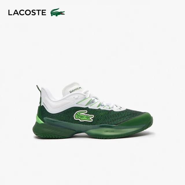 LACOSTELACOSTE 男鞋-丹尼爾梅德韋傑夫 AG-LT23 超級網球鞋(深綠/白色)