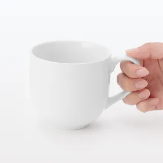 【MUJI 無印良品】日常食器/馬克杯/白 約380mL