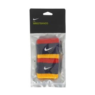 【NIKE 耐吉】Swoosh 腕帶 護腕 運動 打球 健身 吸濕 排汗 乾爽 2入 藍(N0001565428OS)
