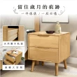 【IHouse】日式實木 燈光床組 雙大6尺(可調式床台+床頭櫃)