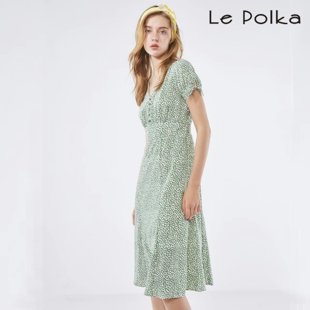 Le Polka 超級優雅黑白連身洋裝-女評價推薦
