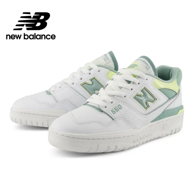 【NEW BALANCE】NB 復古鞋/運動鞋_女性_抹茶綠白_BBW550EB-B