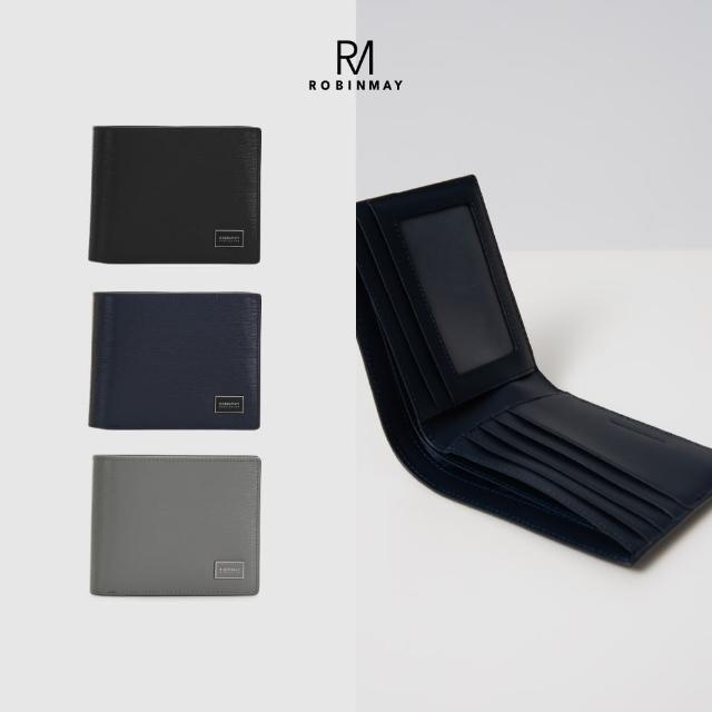 【ROBINMAY】漠亞真皮短夾(翻蓋造型/多色任選)