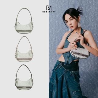 【ROBINMAY】乘風浪潮彎月肩揹包(ELLA系列/拉鍊封口/多色任選)