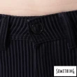 【SOMETHING】女裝 LADIVA伸縮窄直筒牛仔褲(黑藍色)