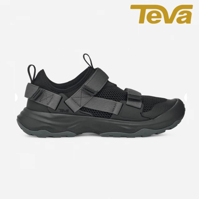 TEVATEVA Outflow Universal 女 護趾多功能經典運動涼鞋/雨鞋/水鞋 黑色(TV1136310BLK)