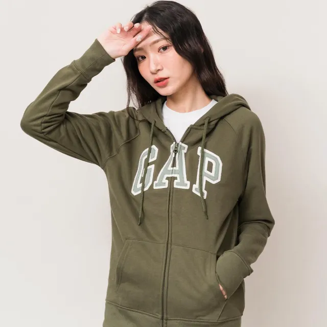 【GAP】女版 經典Logo外套 薄鋪棉 連帽外套 刺繡 穿搭 內刷毛 經典款現貨 正品(美國代購 秋冬新品)