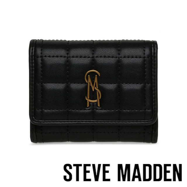 STEVE MADDEN BYUMA 格紋信封短夾(黑色)