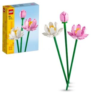 【LEGO 樂高】Botanicals 40647 蓮花(居家擺設 花束禮物 手工藝 送禮推薦)