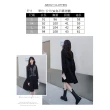 【UniStyle】假兩件長袖洋裝 韓系赫本風百褶裙百連身裙 女 ZM175-F6669(黑)