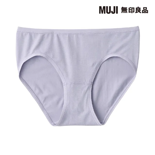 【MUJI 無印良品】女柔滑低腰短版內褲(共5色)
