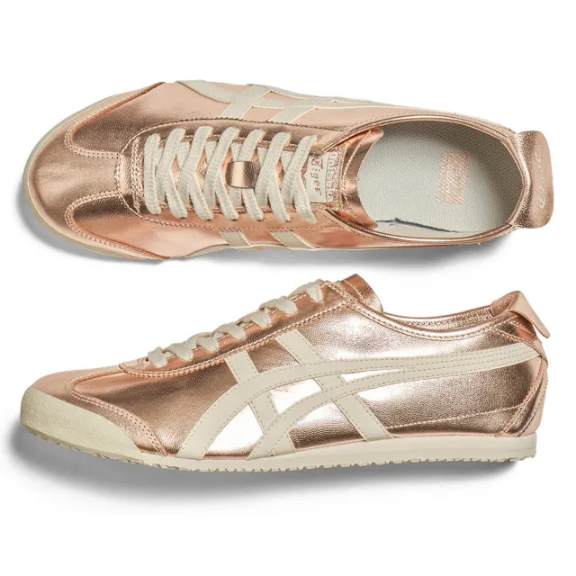 【Onitsuka Tiger】Onitsuka Tiger鬼塚虎-玫瑰金底白虎爪紋 MEXICO 66(1183B566-700)