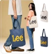 【Lee 官方旗艦】男女同款 帆布袋 經典品牌LOGO印花 / 手提袋 側肩包 琴譜包(LB324006K15 / LB324006185)