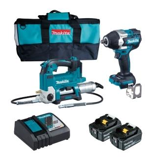 【MAKITA 牧田】DLX2479GX1 18V雙機組 DGP180+DTW700 6.0A*2(DLX2479GX1)