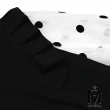【MYVEGA 麥雪爾】MA異材質拼接點點紗網袖上衣-黑(2024春夏新品)