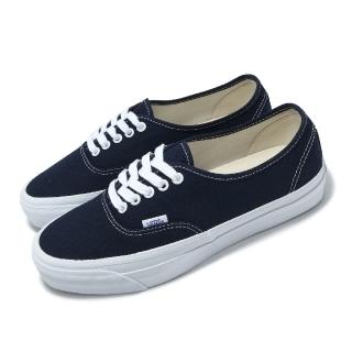 【VANS】休閒鞋 Authentic Reissue 44 男鞋 女鞋 藍 白 帆布 華夫格大底 板鞋 情侶鞋(VN000CQAOA8)