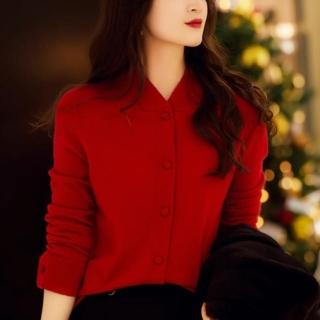 【ONEY 歐妮】★長袖打底羊毛感中國風上衣(休閒/女裝)